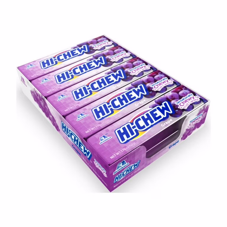 GUM HI-CHEW GRAPE 15-1.76OZ