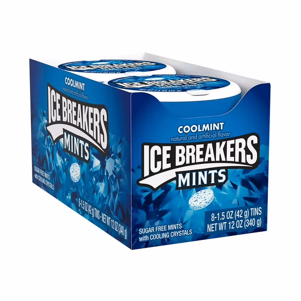 GUM ICE BREAKERS MINTS 8/1.5OZ