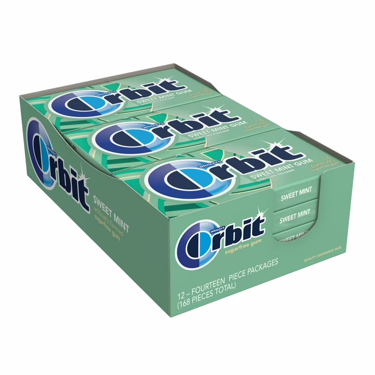 GUM ORBIT SWEET MINT 12-14CT