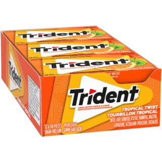 GUM TRIDENT TROP TWIST 12-14CT