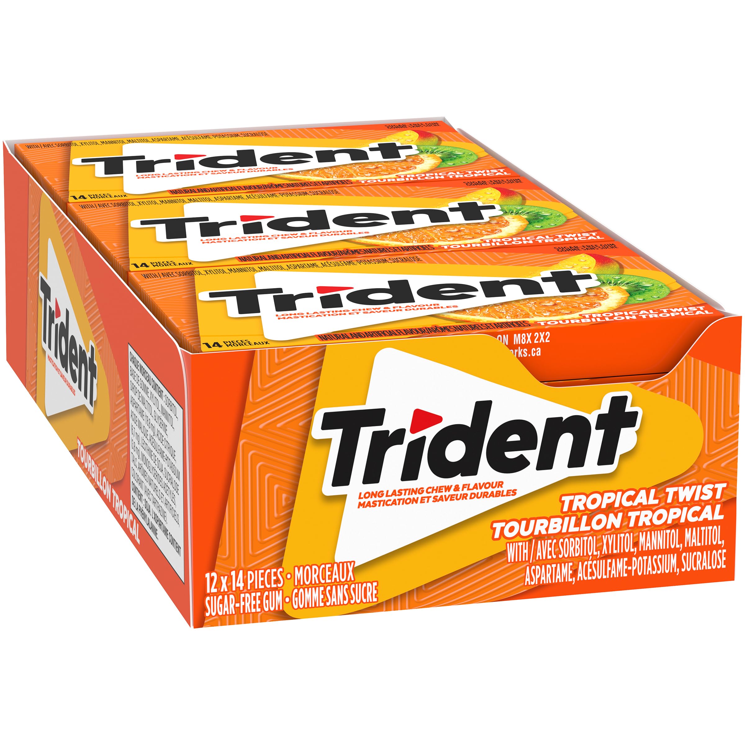 GUM TRIDENT TROP TWIST 12-14CT