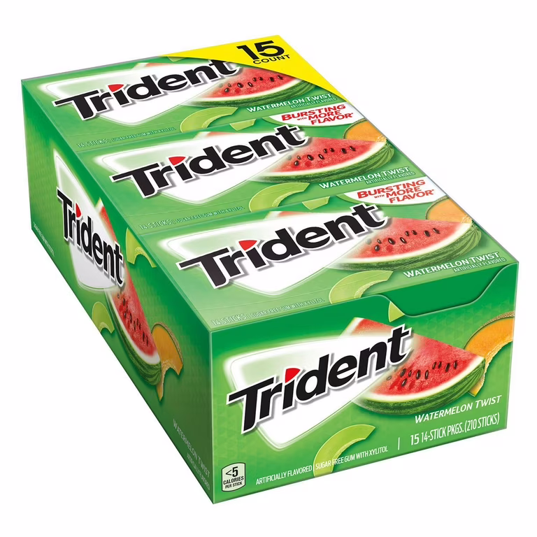 GUM TRIDENT WTMLN TWIST 15-14CT