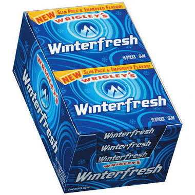 GUM WRIGLEY'S WINTERFRESH 10-15CT